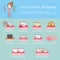 Dental health care infographic