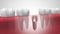 Dental implant in human denturra medical background