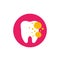 dental infection icon with a tooth