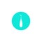 Dental instrument icon. Dental Elevator. Tools for dental clinics. Dentistry. A simple vector icon in a flat style is
