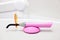 Dental Instrument. pink Wireless polymerization led lamp