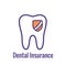 Dental Insurance Outline Icons with tooth image