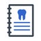 Dental invoice icon