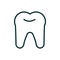 Dental medical dentistry icon line