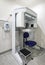 Dental scanner in clinic interior