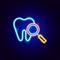 Dental Search Neon Sign