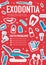 Dental surgery exodontia medical poster