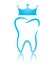 A dental symbol tooth, a king tooth