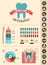 Dental and teeth care infographics