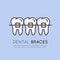 Dental Tooth Braces Installation Process