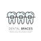 Dental Tooth Braces Installation Process, Aesthetics, Orthodontist