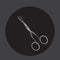 dental towel clamp sterilizing forceps. Vector illustration decorative design