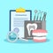 Dental treatment poster