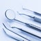 Dentist basic cutlery instruments for tooth loss