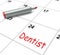 Dentist Calendar Shows Oral Health And Dental