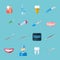 Dentist Flat Icons