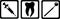 Dentist icons - tooth, injection, mirror