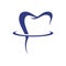 dentist medical stomatology dental clinic Logo design vector template