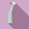 Dentist medical tool icon, flat style
