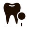 Dentist Stomatology Tooth Survay Vector Sign Icon