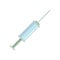 Dentist syringe icon flat isolated vector