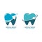 Dentistry - dental clinic logo and icons Vector, with Rocket icon