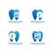 Dentistry- dental clinic logo and icons Vector, with Daily schedule