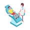 Dentistry Isometric Icon