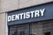 Dentistry street signon the building