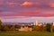 Denver Colorado Skyline from City Park