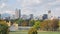 Denver Colorado Skyline in Fall Establishing Shot