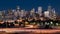 Denver Night Skyline