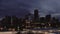 Denver Skyline Before Dawn Zoom Out