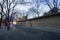 Deoksugung Stone Wall Road near Deoksugung Palace during winter afternoon at Jung-gu , Seoul South Korea : 8 February 2023