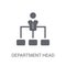 Department Head icon. Trendy Department Head logo concept on white background from Business and analytics collection