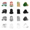 Department, store, goods, and other web icon in cartoon style.Money, payment, purchase, icons in set collection.