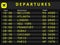 Departure board