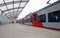 Departure of the `Swallow` train from the Moscow Central Ring