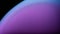 A Depiction Of A Majestic View Of A Purple And Blue Planet AI Generative