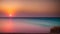 A Depiction Of A Wonderfully Vibrant Sunset Over The Ocean AI Generative
