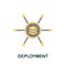 Deployment icon. Simple element from business growth collection. Creative Deployment icon for web design, templates, infographics