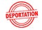 DEPORTATION Rubber Stamp