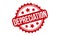 Depreciation Rubber Stamp. Red Depreciation Rubber Grunge Stamp Seal Vector Illustration