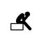 depress, sad, man icon. Element of man is sitting icon for mobile concept and web apps. Detailed depress, sad, man icon can be use