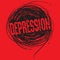 Depressed, psychological disease concept