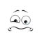 Depressed sad upset emoticon character emoji icon