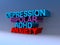 Depression bipolar adhd anxiety on blue