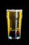 Depth charge cocktail of beer, liqueur and vodka, prepared by mixing a submerged inverted Cup at the bottom of a beer