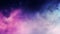 In the depths of space, a cosmic purple cloud as stars universe, Generative AI