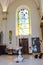 Derby Cathedral Font and Stained Glass HDR